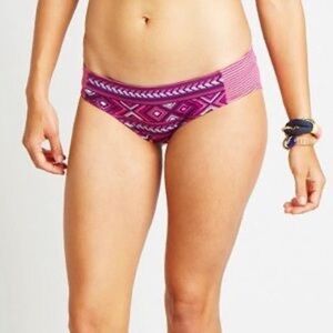 Carve Designs Bikini Bottom NWT Bolinas Plum Bali Print Size XL